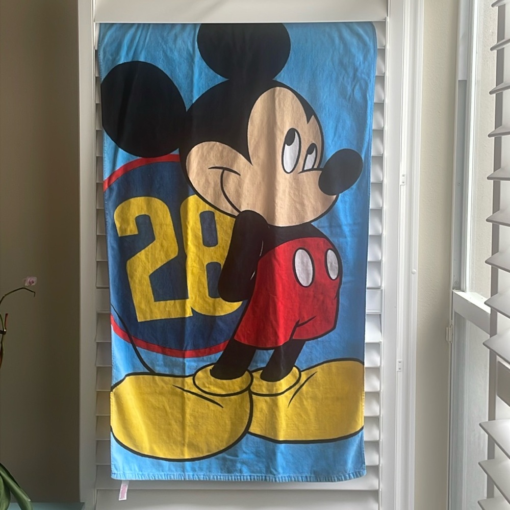 Disney Store Mickey Mouse beach towel